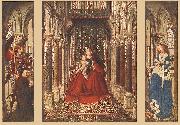 EYCK, Jan van Small Triptych ssf Norge oil painting reproduction